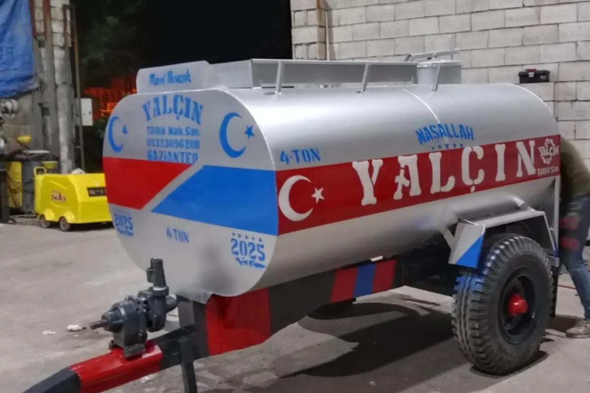 Yalçın su tankeri imalatı